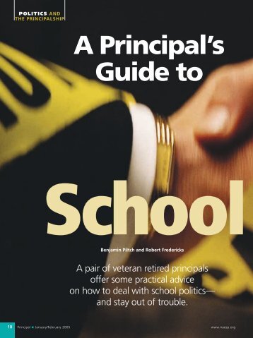 A Principal's Guide to School Politics - National Association of ...