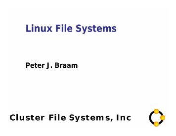 Linux File Systems - Craig Chamberlain