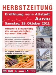 Herbstzeitung - ZENTRUM Aarau