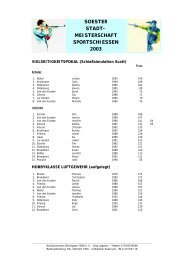 Stadtmeisterschaften 2003 - SV Deiringsen 1856 eV