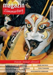 Ausgabe Februar 2010 - Zimmerberg-Magazin