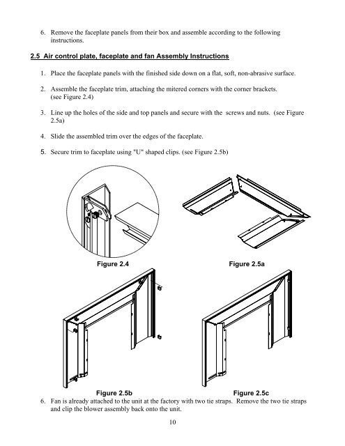 Owner's Manual Osburn 1100 Wood Stove Insert - Rural Energy ...