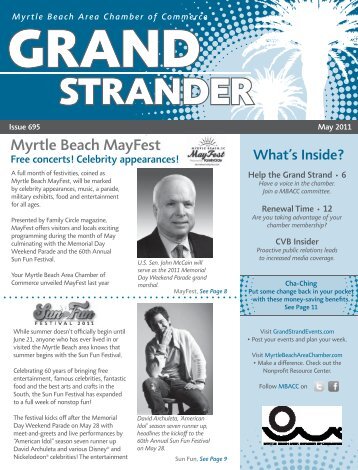 May - Myrtle Beach Area Chamber of Commerce