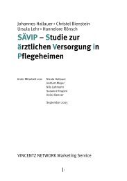 Studie zur ärztlichen Versorgung in Pflegeheimen - Zukunftsforum ...