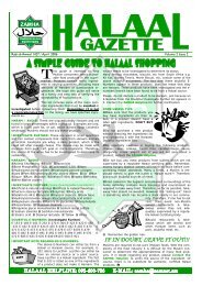 Halaal Gazette Vol 2 Issue 2 - Zambian Halaal Certifiers