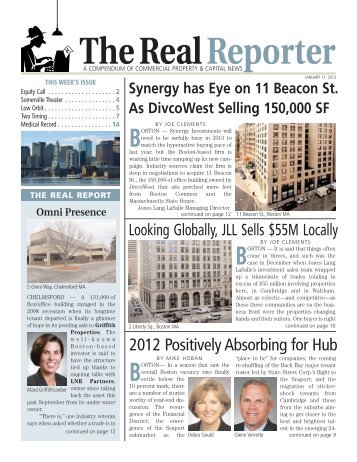 Commercial Deals - The Real Reporter