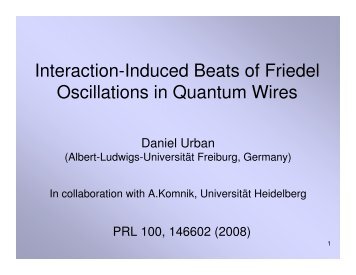 Interaction-Induced Beats of Friedel Oscillations in Quantum Wires