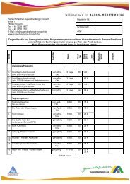 Formular - Heinrich-Kastner-Jugendherberge Forbach