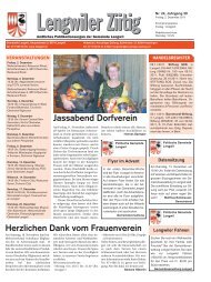 Ausgabe vom 02. Dezember 2011 [PDF, 3.00 MB] - Gemeinde Lengwil