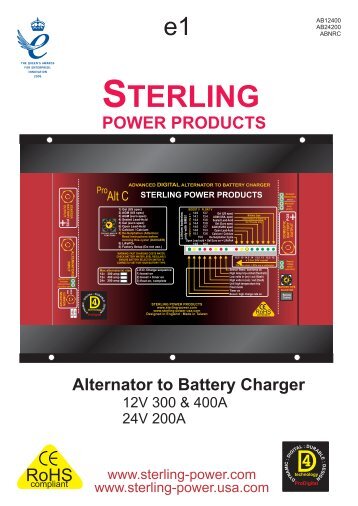 Installation Instructions - Sterling Power Products