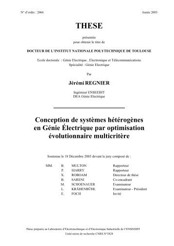 PDF (Introduction, Chapitres 1 et 2) - Les thÃ¨ses en ligne de l'INP