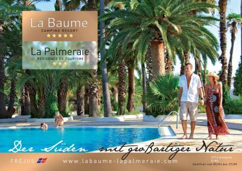 Brochure La Baume Et La Palmeraie