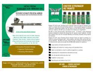 color chart/brochure pdf - Badger Airbrush