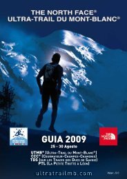 GuÃ­a del Ultra Trail Mont-Blanc 2.009 en espaÃ±ol