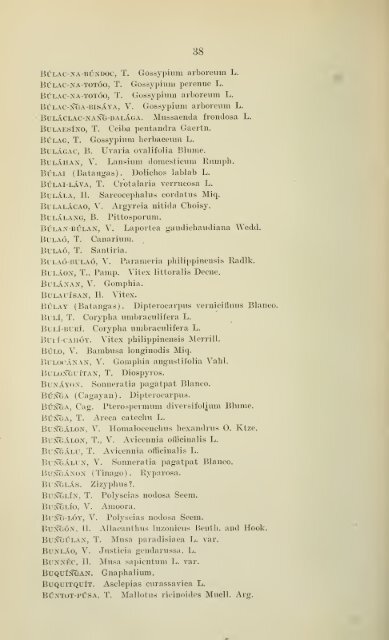 A dictionary of the plant names of the Philippine ... - Rainforestation