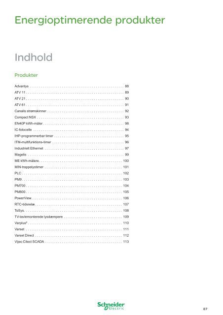 Energioptimering (pdf; 8,40MB) - Schneider Electric