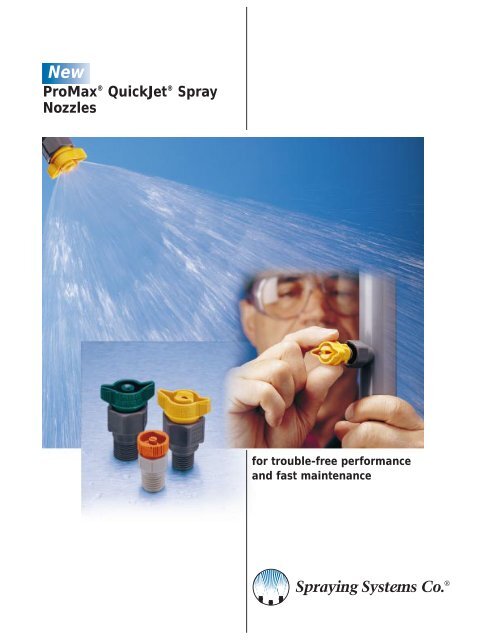 ProMaxÂ® QuickJetÂ® Spray Nozzles - Lehengoak