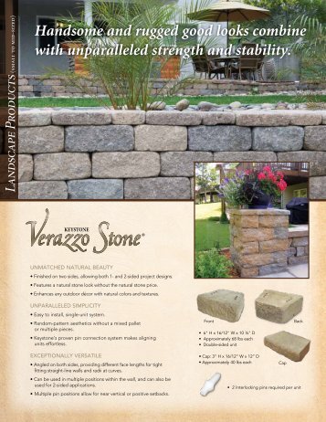 Keystone Verazzo Stone Design Charts