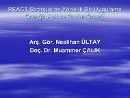 React Strateji-Ultay ve CalÄ±k
