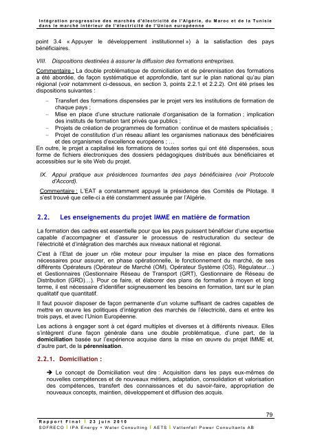 Rapport final du projet - MinistÃ¨re de l'Ã©nergie et des mines