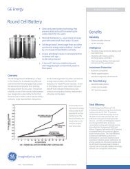 Round Cell Battery - Lineage Power