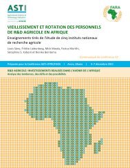 REPUBLIQUE DU SENEGAL - ASTI - cgiar