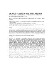 the long-term effects of liming on the dry matter production and ...