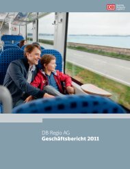 DB Regio AG Geschäftsbericht 2011 - Deutsche Bahn AG