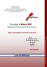 0248StratÃ©gie e-Maroc 2010.pdf - Observatoire National Du ...