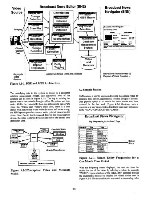 Broadcast News Navigation using Story Segmentation