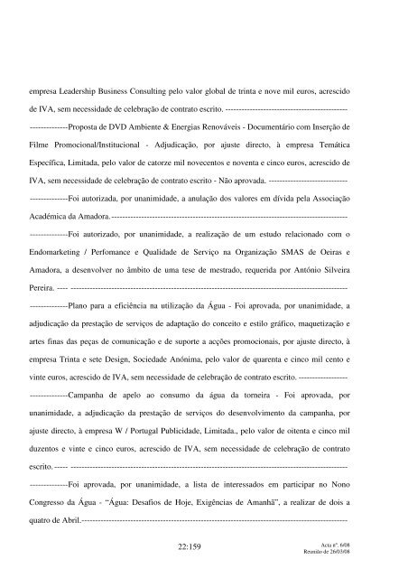Deliberação de aprovação da Oeiras 21+ (página 83) - Câmara ...