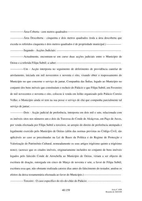 Deliberação de aprovação da Oeiras 21+ (página 83) - Câmara ...