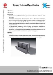 Oxygen Technical Specification - Jaga OXYGEN