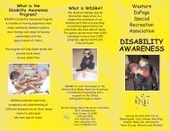 to view our Disability Awareness Brochure - Western DuPage ...