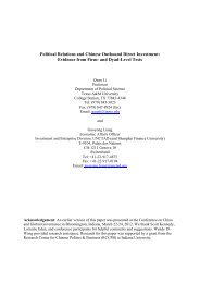 Political Relations and Chinese Outbound Direct Investment ...