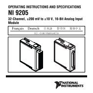 NI 9205 Operating Instructions and Specifications - National ...