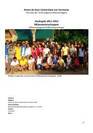 Anton de Kom Universiteit van Suriname Studiegids 2011-2012 ...