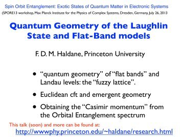 Quantum Geometry of the Laughlin State and Flat-Band models