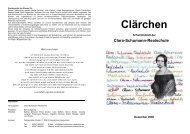 Dezember 2006 - Clara-Schumann-Realschule
