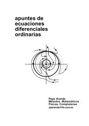 apuntes de ecuaciones diferenciales ordinarias