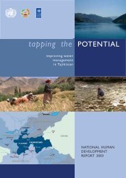 improving water management in Tajikistan - Unesco