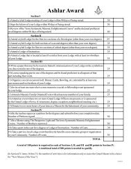 Form 26a - Certificate of Good Standing - The Grand Masonic Lodge