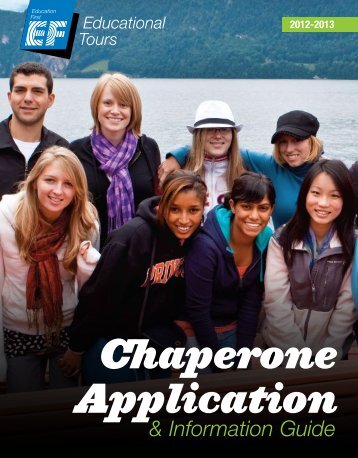 Chaperone Application - EF Educational Tours