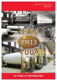 50 YEARS OF PAPERMAKING - Aylesford Newsprint