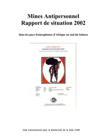 Mines Antipersonnel Rapport de situation 2002 - Landmine and ...