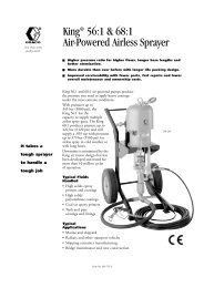 305755E , King 56:1 & 68:1 Air-Powered Airless Sprayer - Karnes.bg