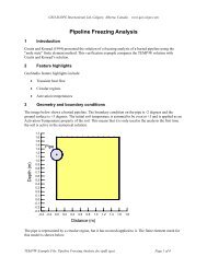 Pipeline Freezing Analysis.pdf - GEO-SLOPE International Ltd.