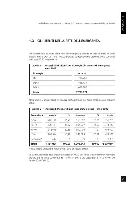 Piano di Formazione - Agenzia di SanitÃ  Pubblica della Regione Lazio