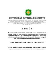 Reglamento de Bienestar Universitario. Acuerdo CD 14 2002