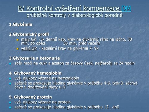 Diabetes Mellitus